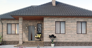 Дом 9 на 9 одноэтажный из бруса и газобетона в Апатитах - Строй-Птт от 13749 руб.