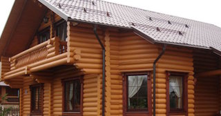 Строительство дома из оцилиндрованного бревна в Апатитах - от 137488 рублей