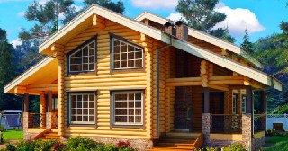 Строительство дома из бревна под ключ Апатиты цены от 10682 руб.
